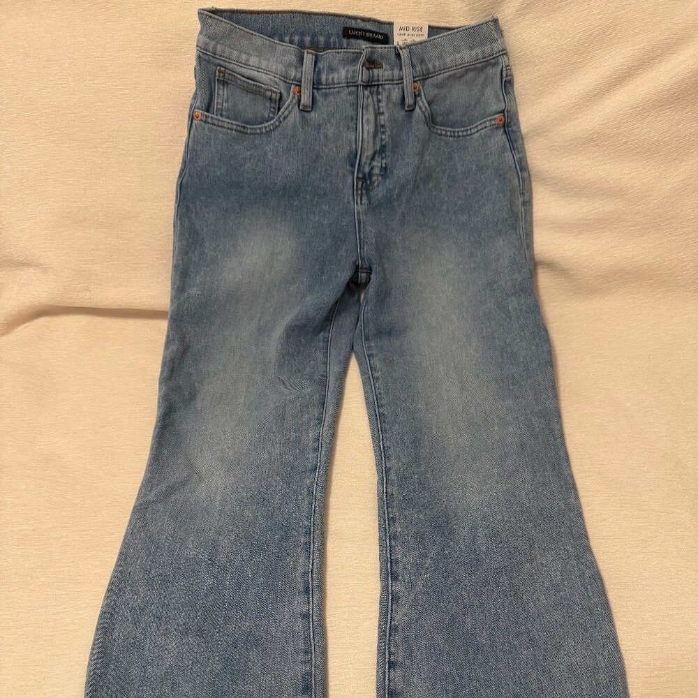 Lucky Brand Ava Crop Mini Boot - Size 28/6 NWT